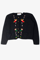 Candy Cane Stockings Ugly Christmas Cardigan 59331