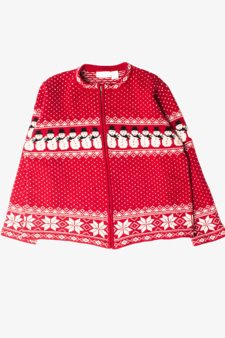 Nordic Snowmen Ugly Christmas Cardigan 59332