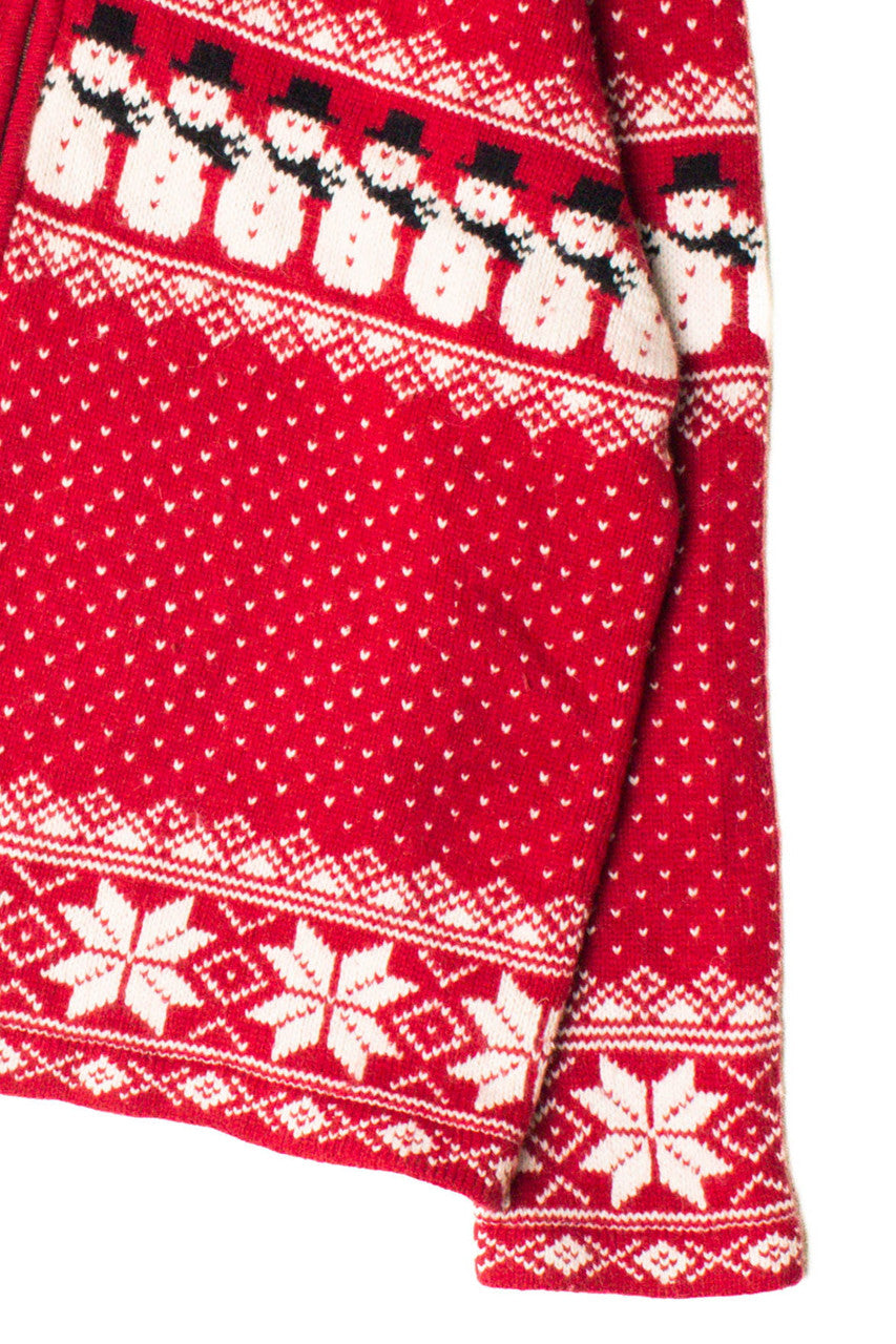 Nordic Snowmen Ugly Christmas Cardigan 59332