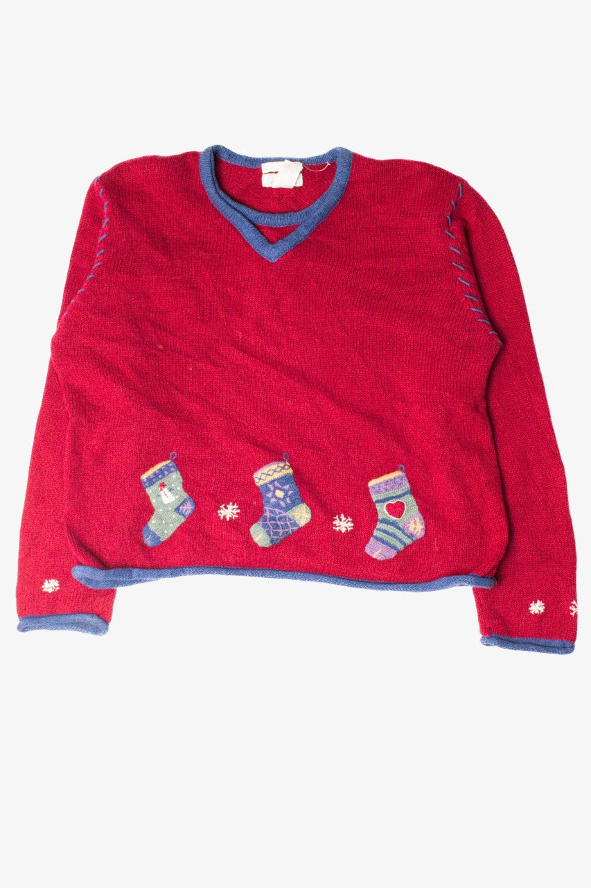 Stockings Red Ugly Christmas Pullover 59344