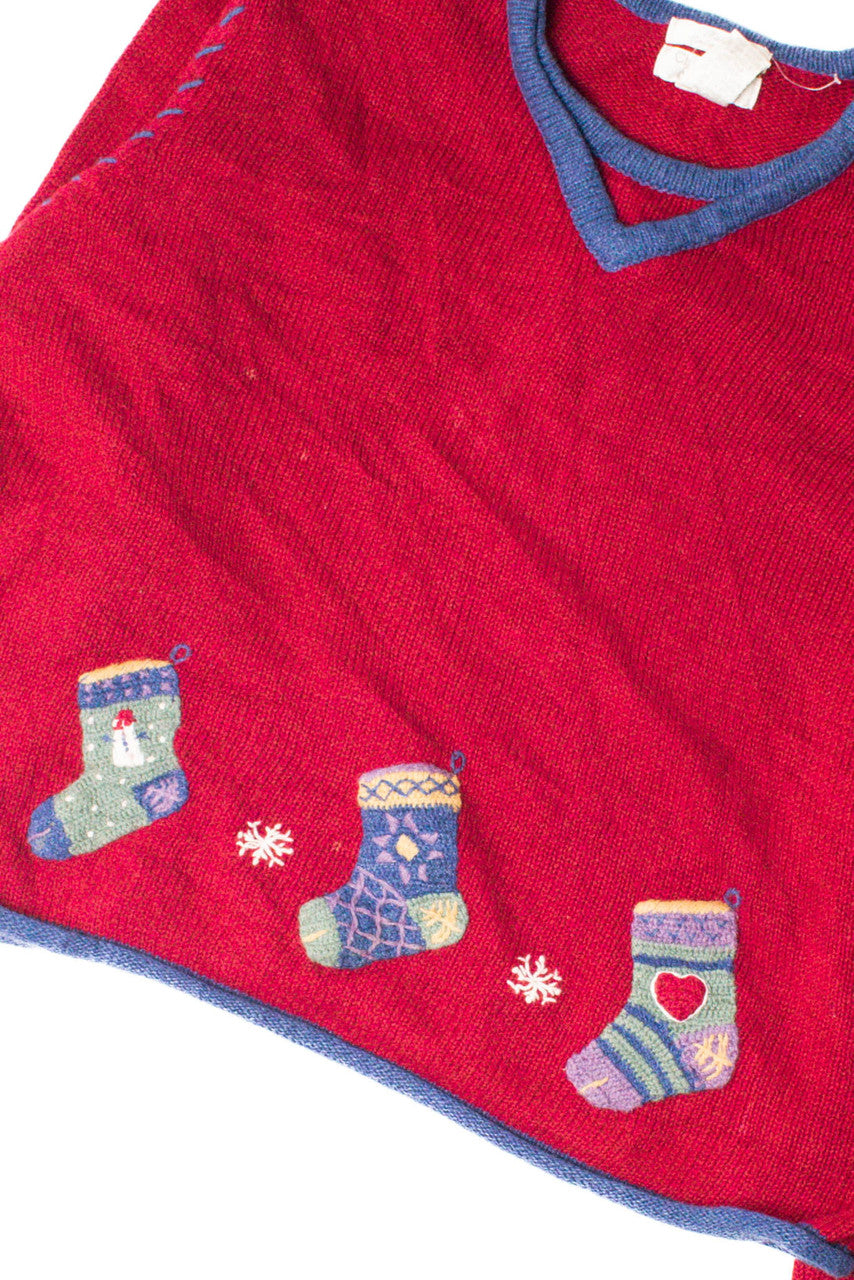 Stockings Red Ugly Christmas Pullover 59344