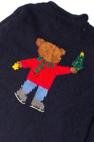 Baby Bear Holding Baby Tree Ugly Christmas Pullover 59351