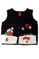 Gingerbread Scene Ugly Christmas Vest 59352