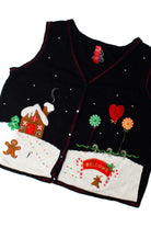 Gingerbread Scene Ugly Christmas Vest 59352