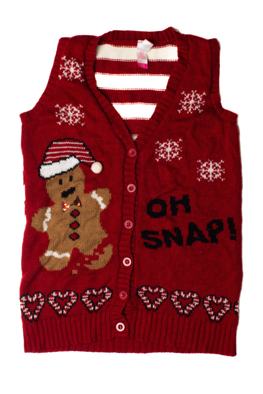 Oh Snap! Ugly Christmas Vest 59353