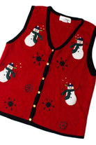 Snowmen Red Ugly Christmas Vest 59355