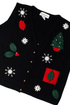 Black Ugly Christmas Vest 59357