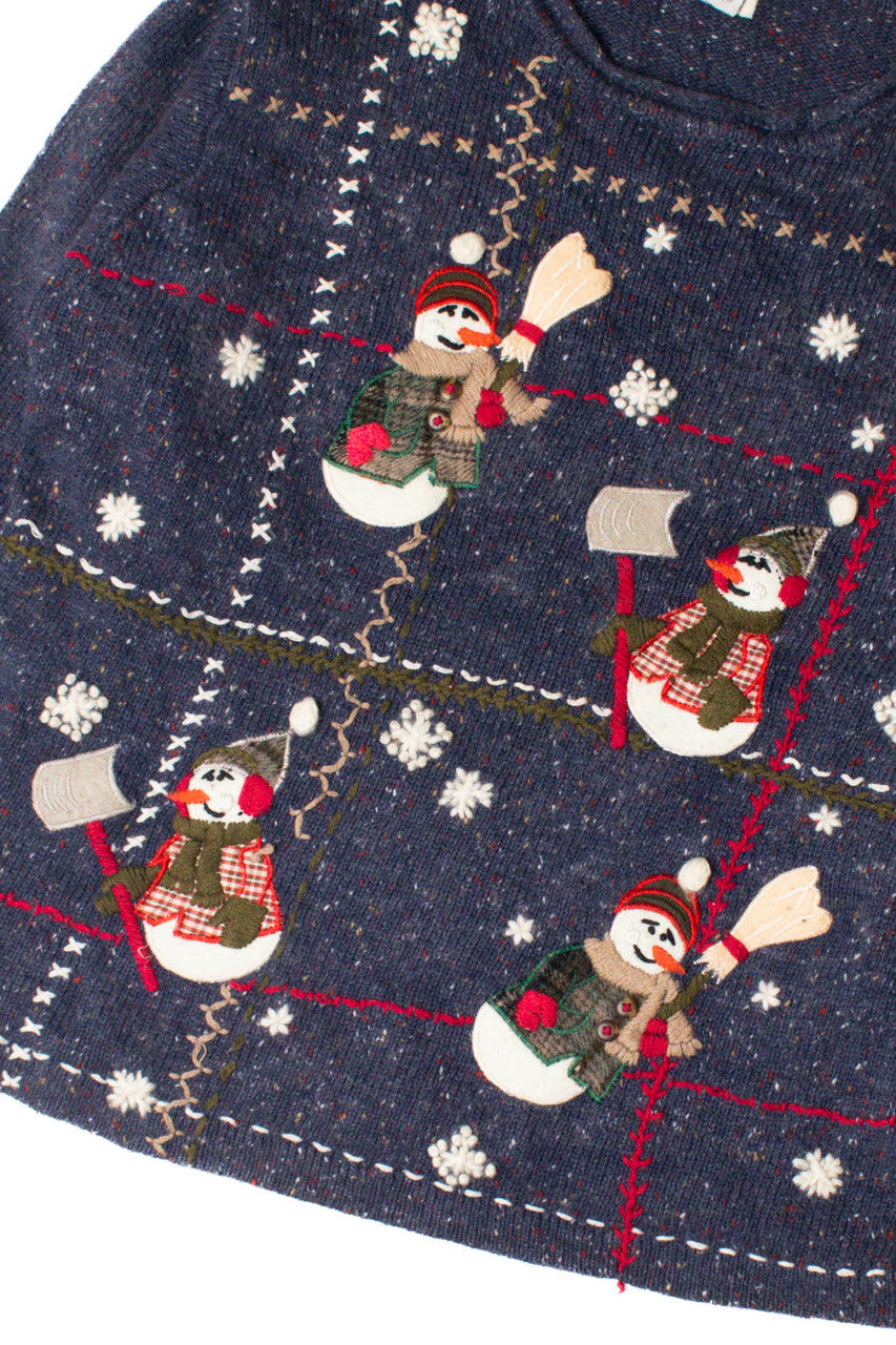 Snowmen at Work Ugly Christmas Pullover 59362