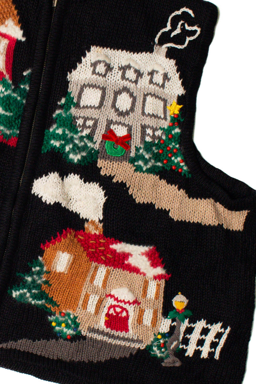 Winter Houses Ugly Christmas Vest 59365