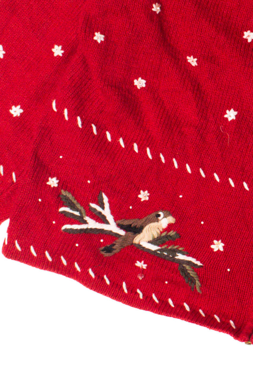 Birds in the Tree Ugly Christmas Cardigan 59366