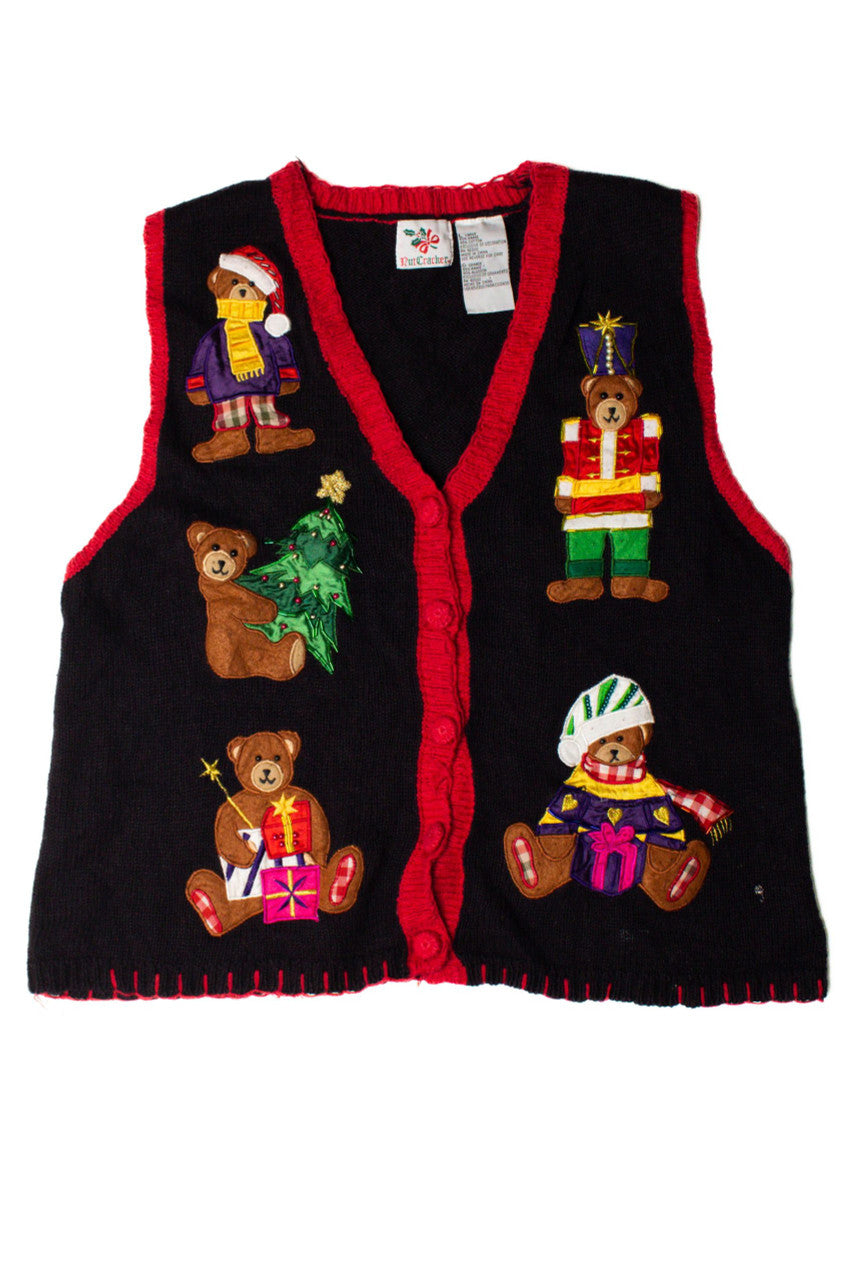 Bear Family Christmas Ugly Christmas Vest 59387
