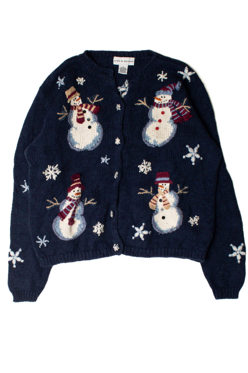 Snowmen BFFs Ugly Christmas Cardigan 59395