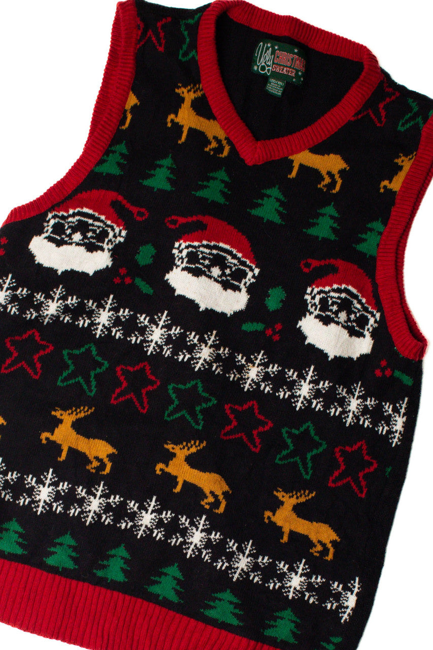 Black Ugly Christmas Vest 59415