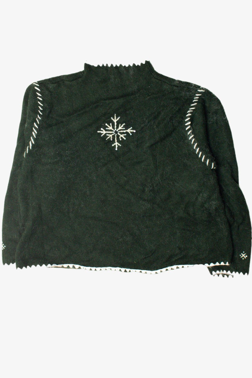 Single Snowflake Ugly Christmas Pullover 59422