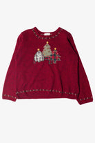 Plaid Trees Ugly Christmas Pullover 59435