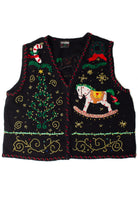Beaded Swirls Ugly Christmas Vest 59442