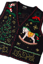 Beaded Swirls Ugly Christmas Vest 59442