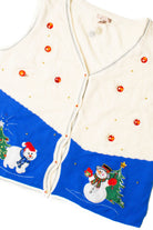 Sweet Snowman Night Ugly Christmas Vest 59449