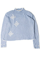 Blue Snowflakes Ugly Christmas Pullover 59455