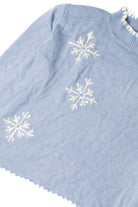 Blue Snowflakes Ugly Christmas Pullover 59455