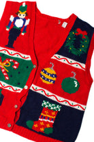 Red Ugly Christmas Vest 59457