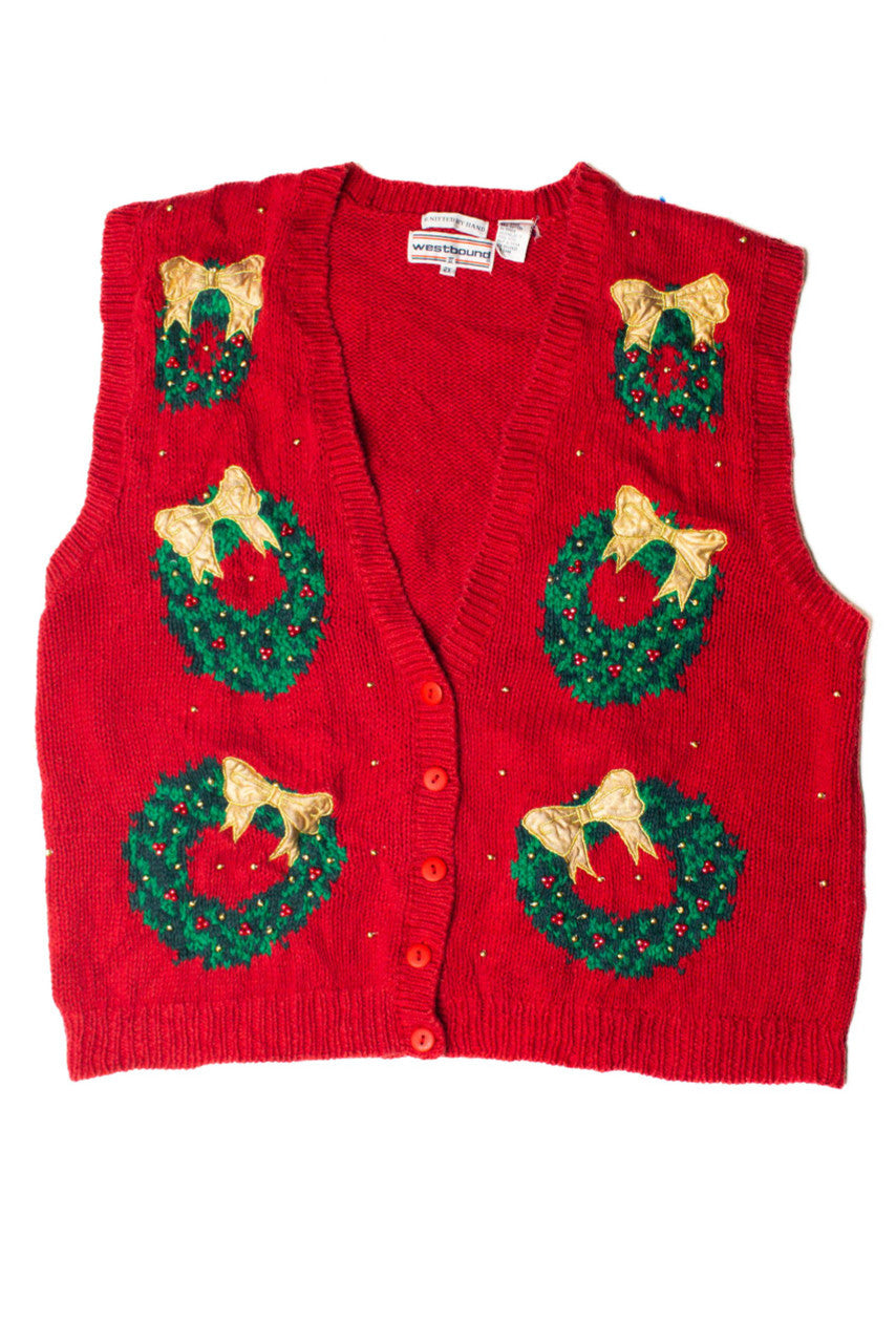 Red Ugly Christmas Vest 59479