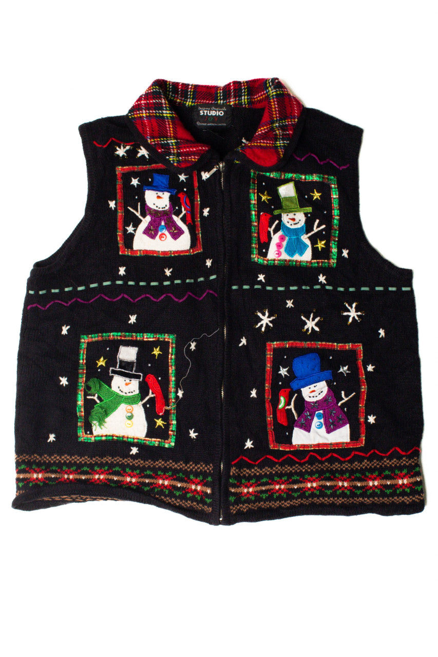 Black Ugly Christmas Vest 59480