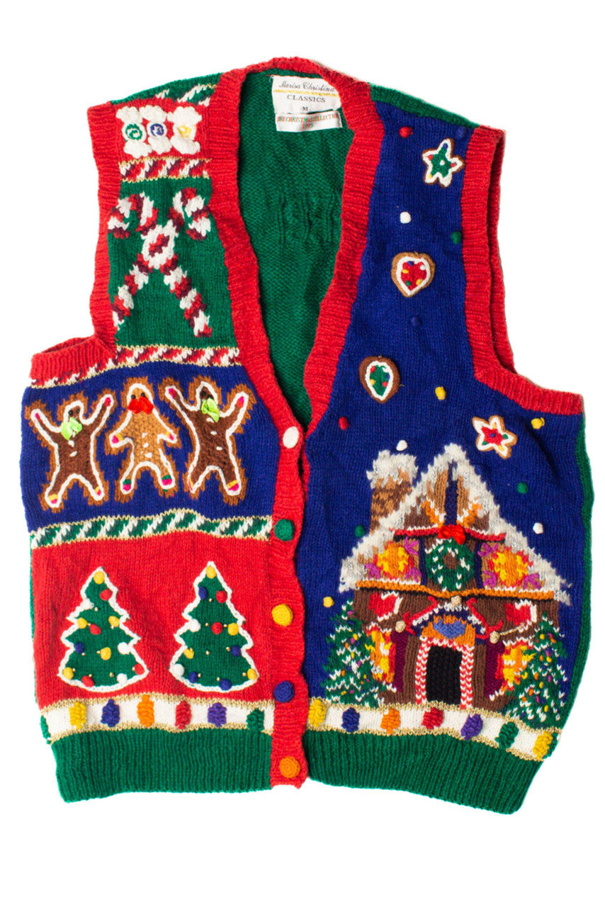 Colorful Collage Ugly Christmas Vest 59486