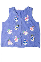 Blue Ugly Christmas Vest 59492