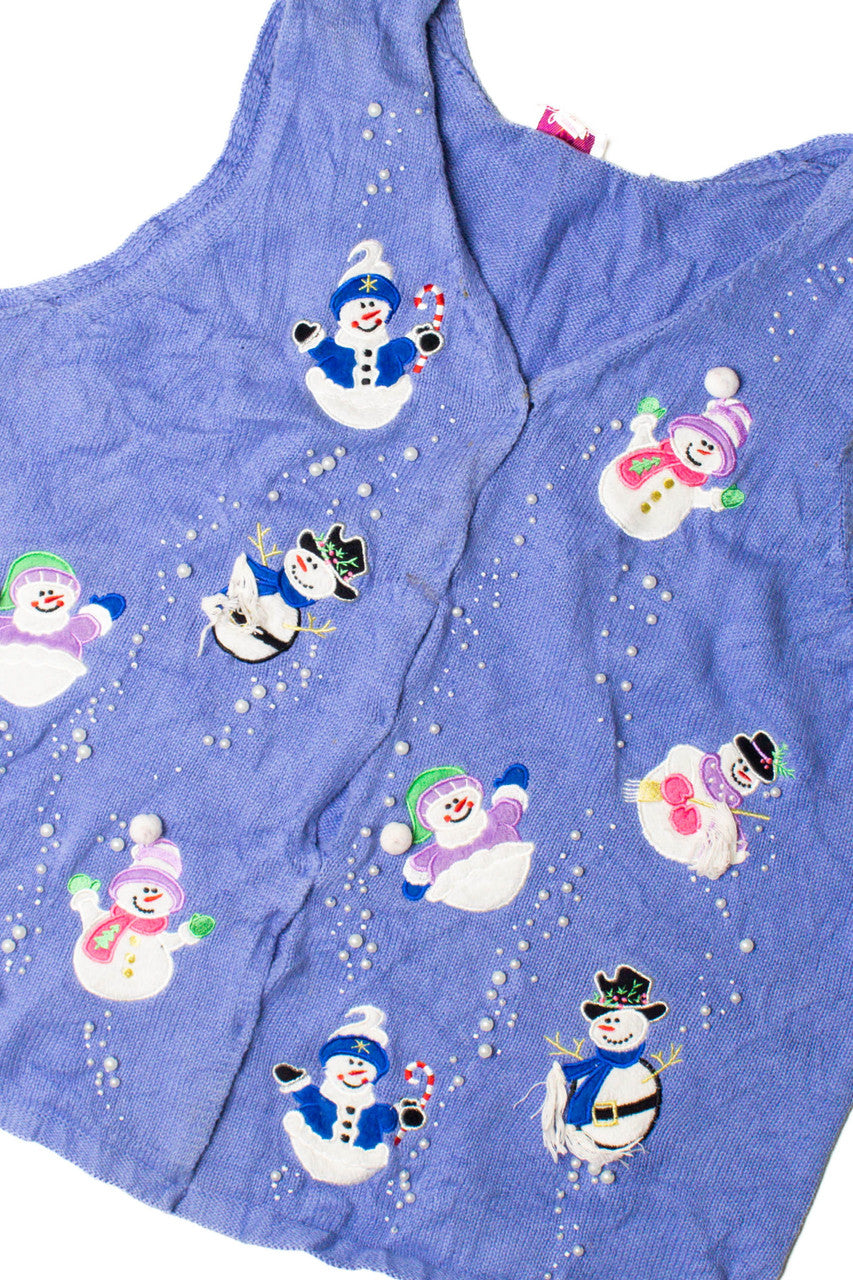 Blue Ugly Christmas Vest 59492