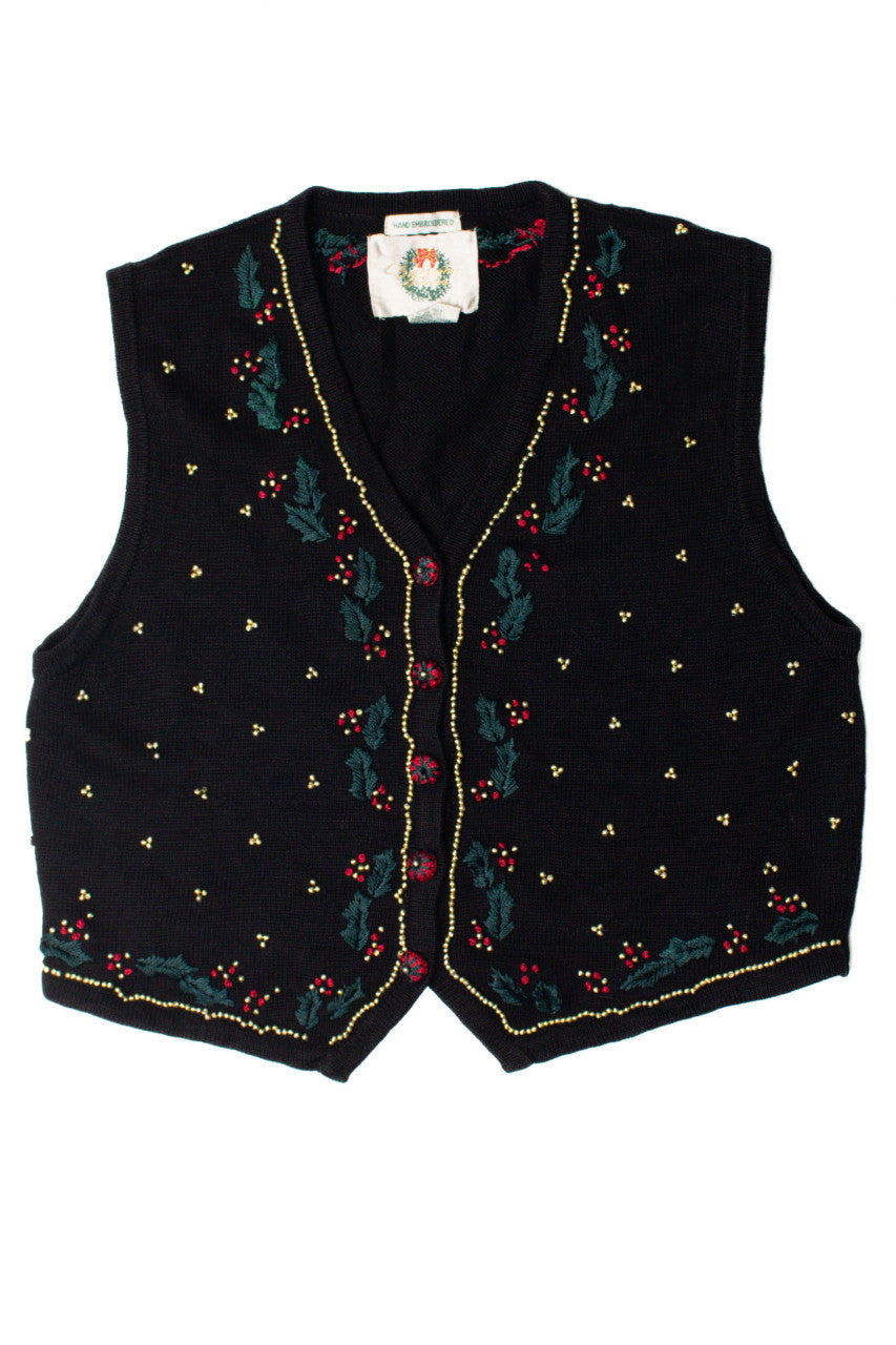 Black Ugly Christmas Vest 59494