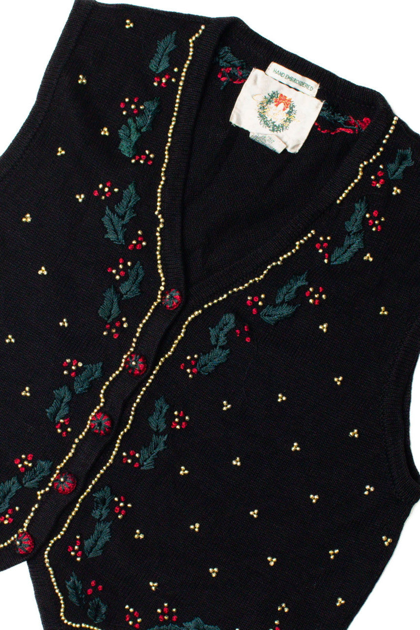 Black Ugly Christmas Vest 59494