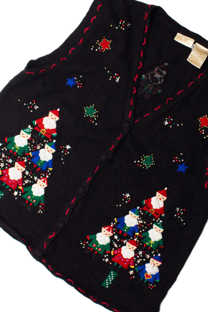 Black Ugly Christmas Vest 59508