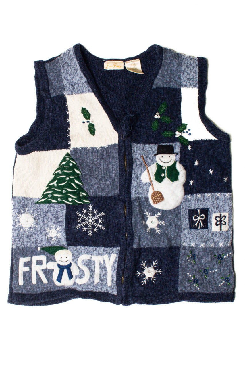 Blue Ugly Christmas Vest 59509