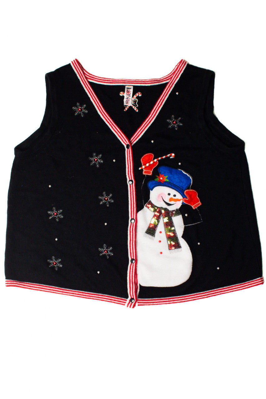 Black Ugly Christmas Vest 59510