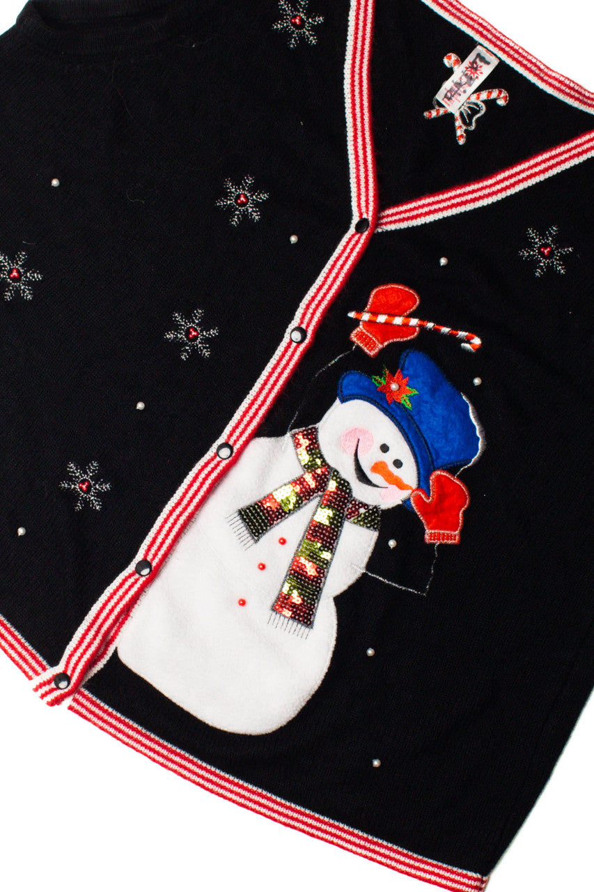 Black Ugly Christmas Vest 59510