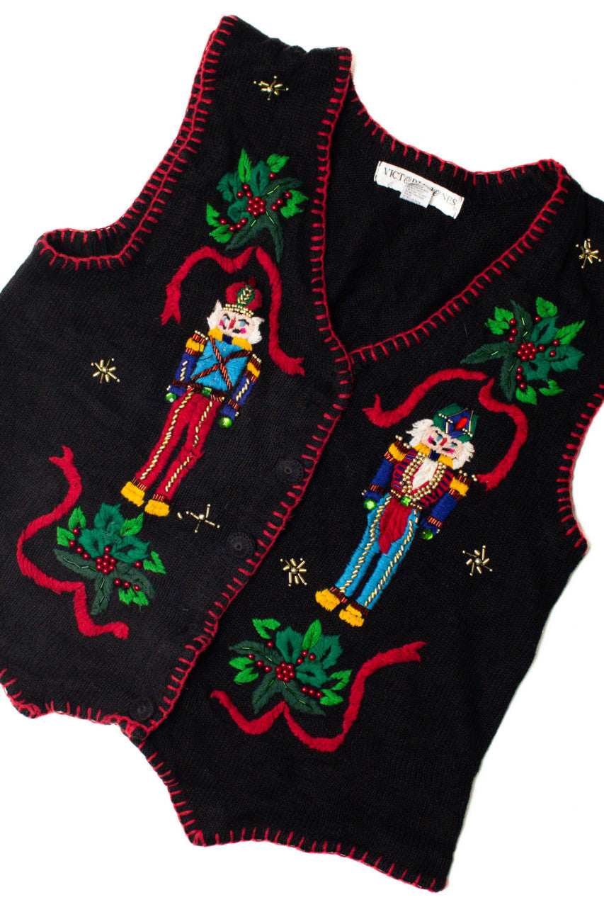 Black Ugly Christmas Vest 59512