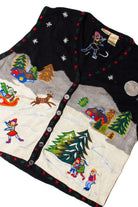 Black Ugly Christmas Vest 59516