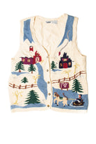 White Ugly Christmas Vest 59526