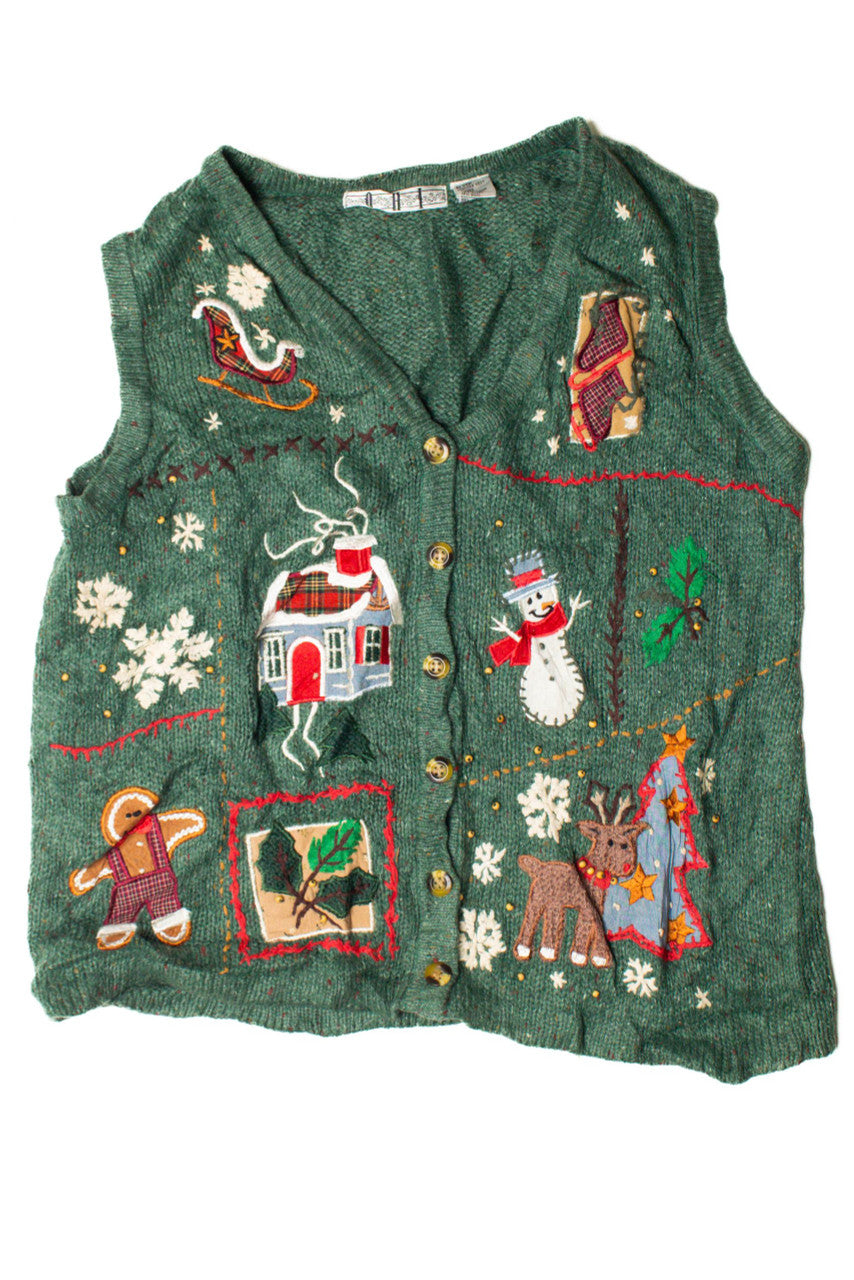 Green Ugly Christmas Vest 59529