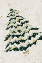 Vintage Christmas Tree With Gold Bows Hand Knit Ugly Christmas Sweater