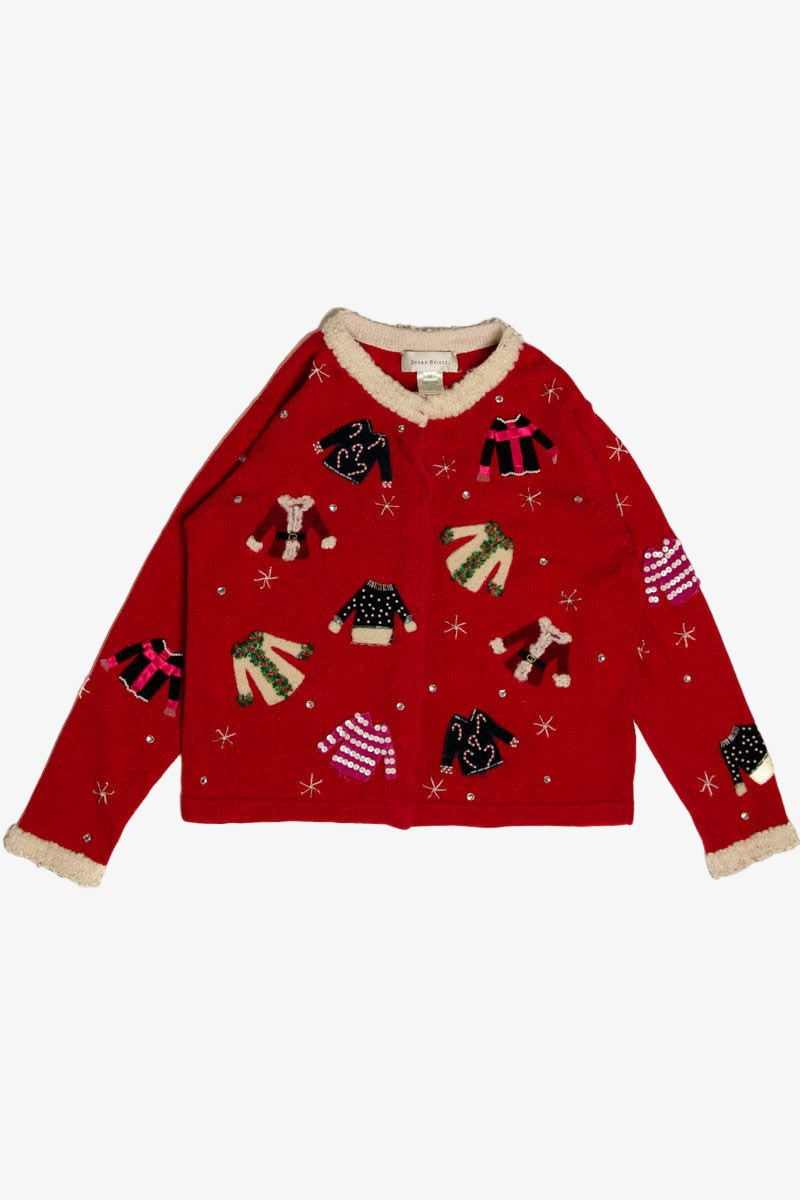 Red Ugly Christmas Cardigan 60031