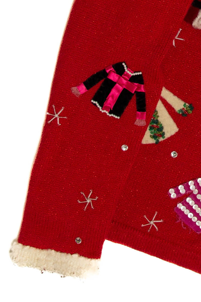 Red Ugly Christmas Cardigan 60031