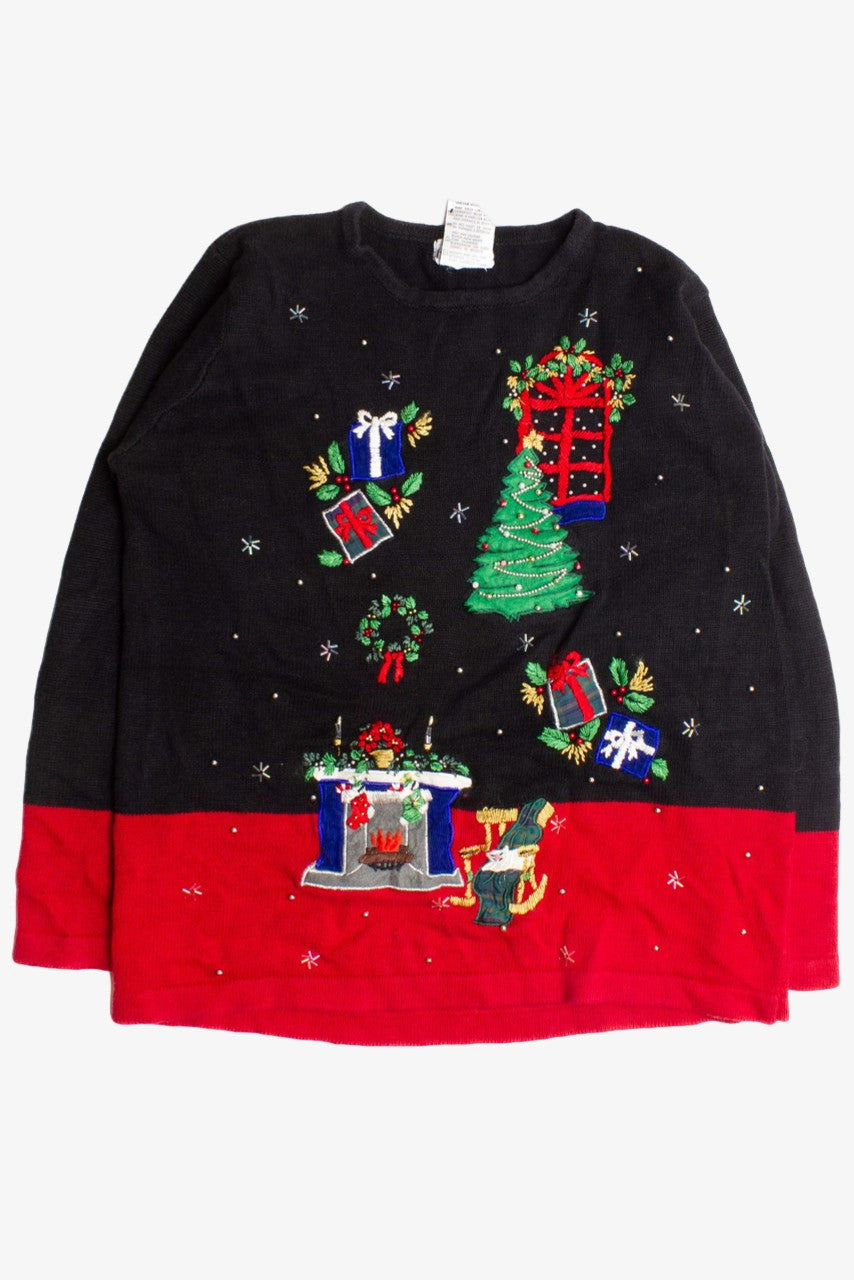 Black Ugly Christmas Pullover 60036