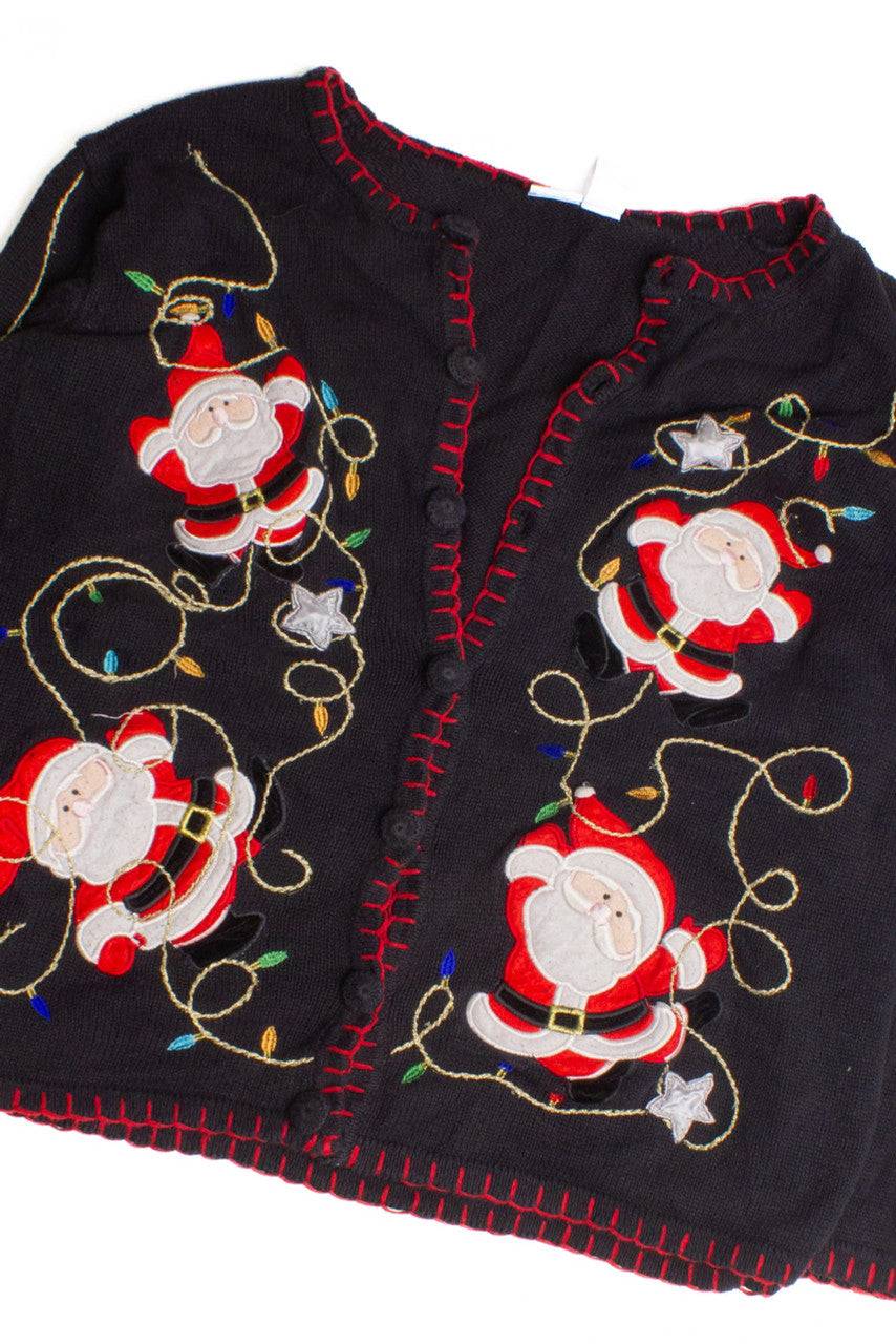 Black Ugly Christmas Cardigan 60037