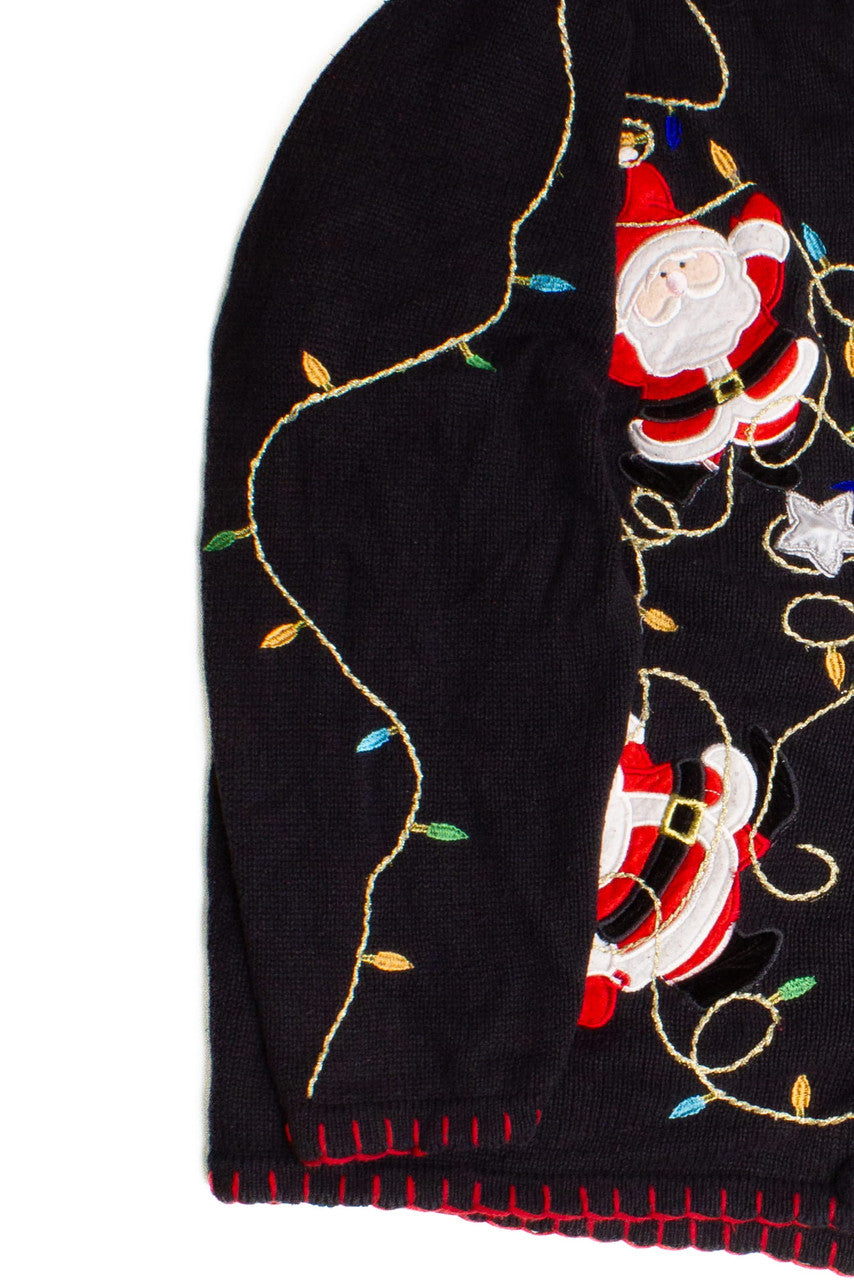 Black Ugly Christmas Cardigan 60037