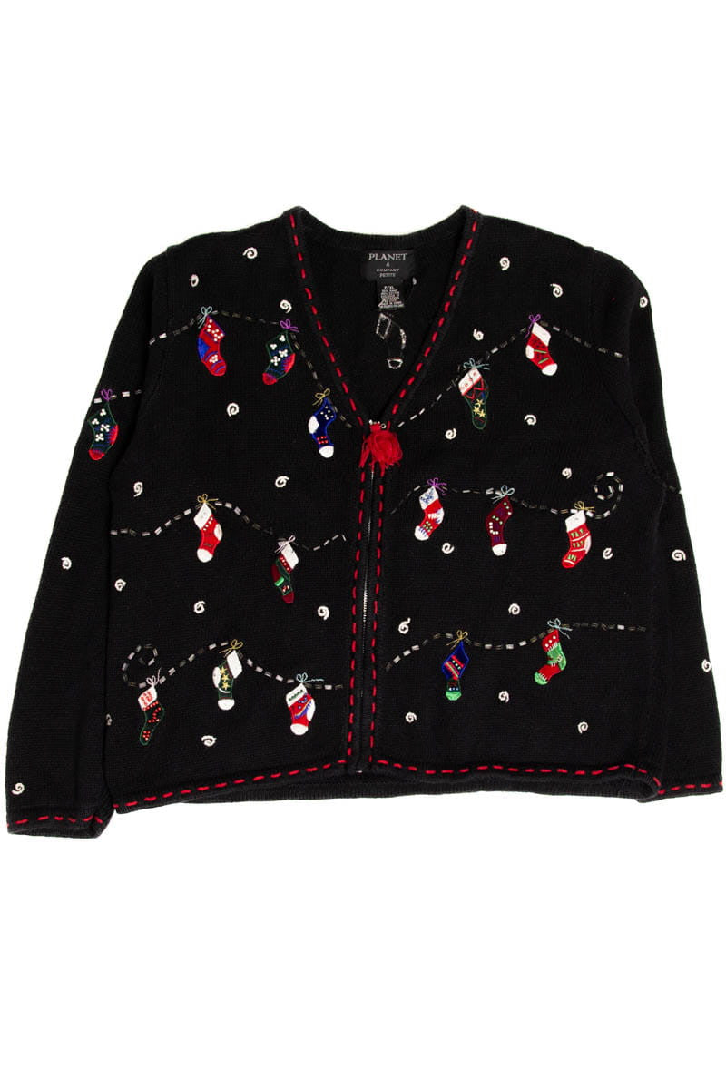 Black Ugly Christmas Cardigan 60279