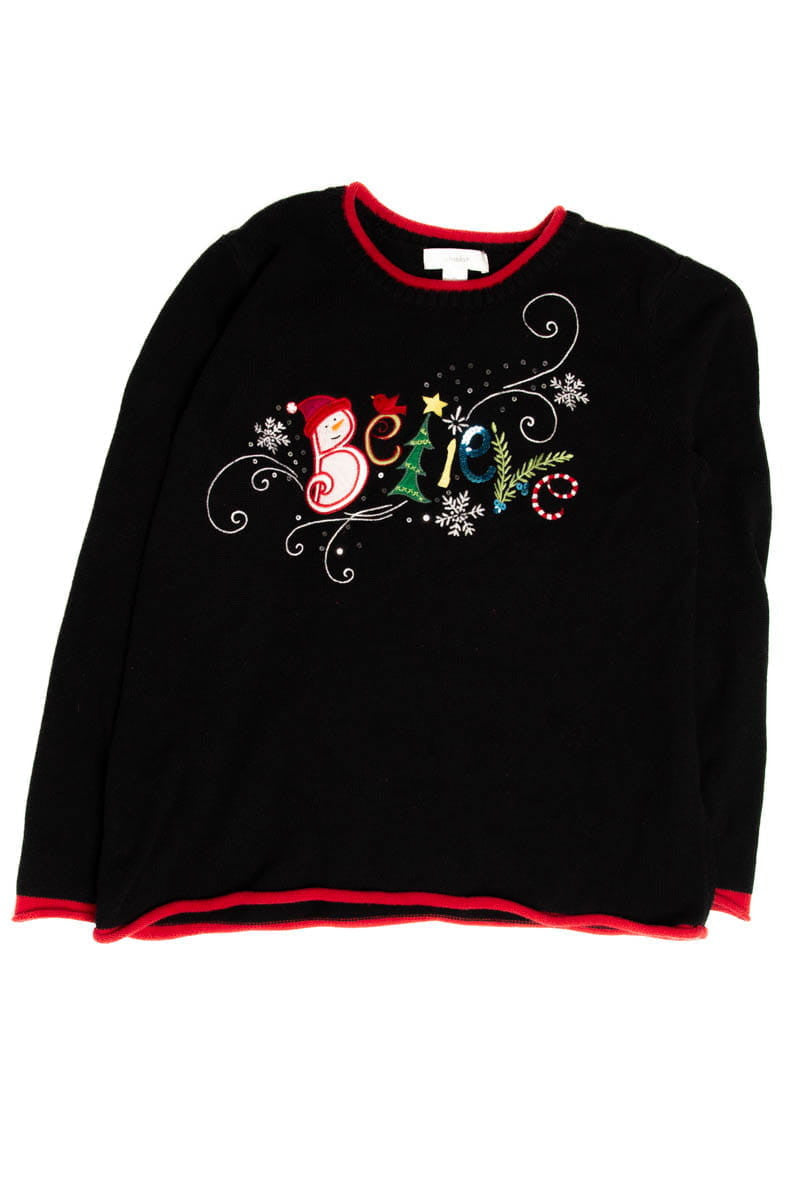 Black Ugly Christmas Pullover 60282