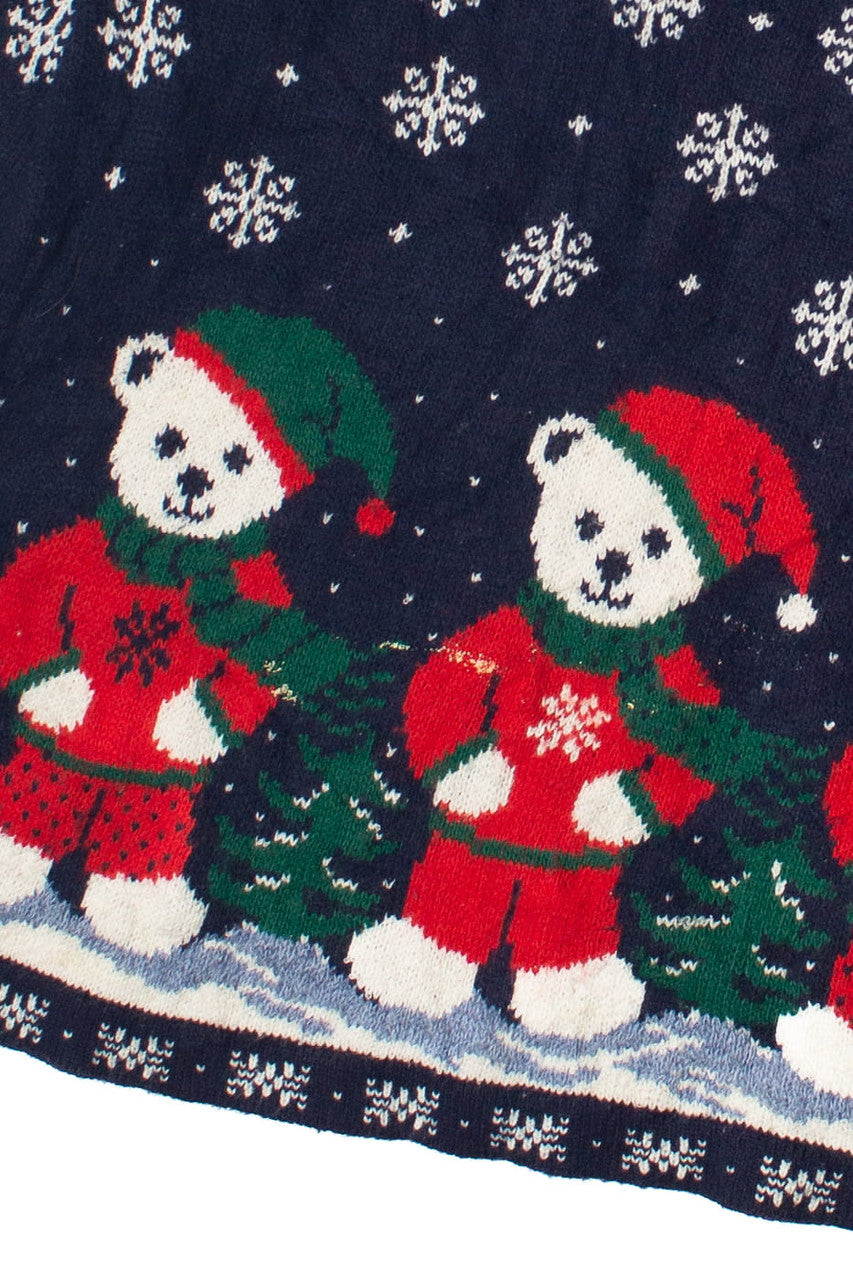 Polar Bears in the Snow Ugly Christmas Sweater 60815
