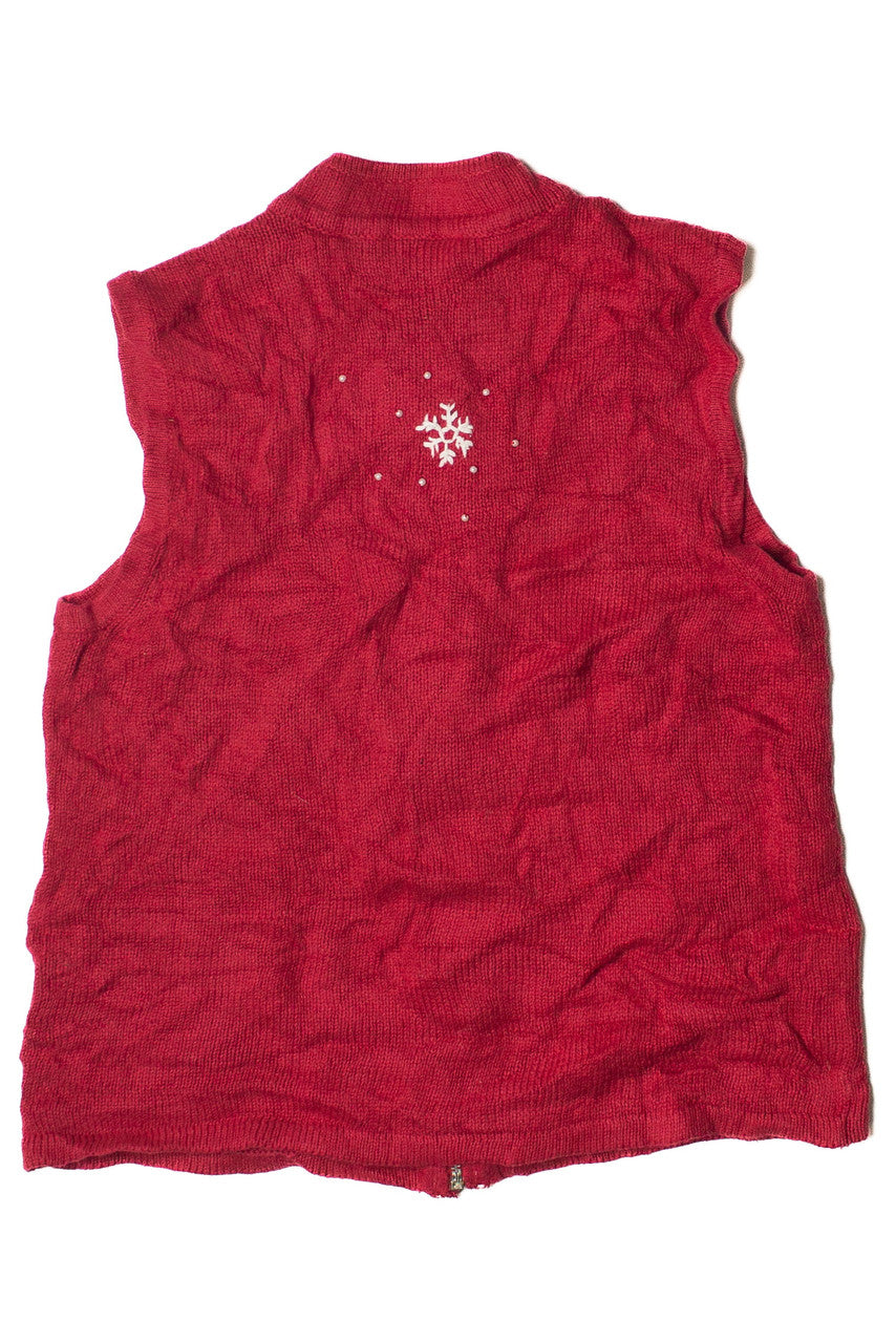 Happy Snowmen Ugly Christmas Sweater Vest 60819